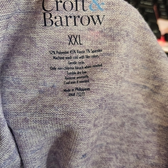 Croft & Barrow long sleeve blouse size xxlarge - Picture 7 of 9